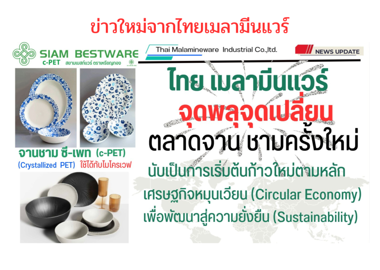 ข่าวใหม่จากไทยนเมลามีนแวร์ (2)